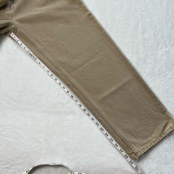 L.L. Bean women’s original fit relaxed Tan jeans size 18 reg 36X29 - Picture 6 of 9
